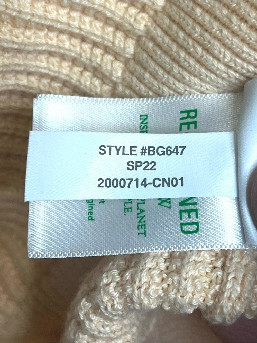J. Crew light peach
